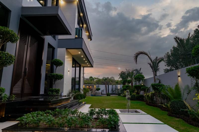 CORNER And Facing Park 34 Marla Brand New Lavish Bungalow For Sale On Top Location of Phase 5 DHA Lahore 1
