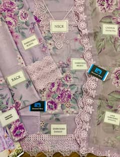 lawn embroidered suit. . 03184175768