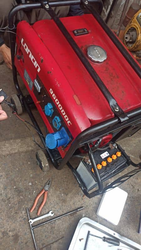 loncin generator urgent sale 6.5 KVA good condition 0