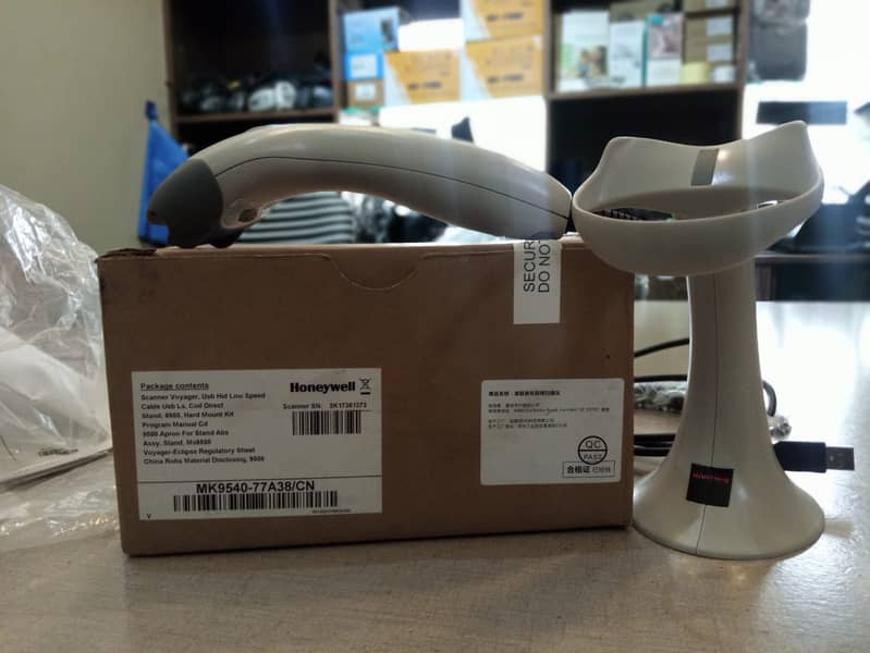 honeywell mk9540 scanner with stand new 3