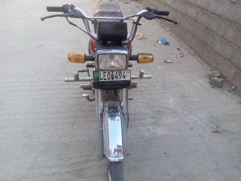Honda CD 70 Lahore number model 2019 5
