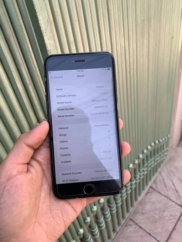 7 plus 256 gb pta approved 2