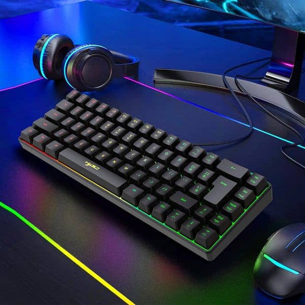 V200 HSXJ GAMING KEYBOARD 60 PERCENT NEW WITH BOX 0