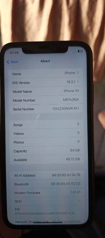 iphone XR non pta 64gb 1