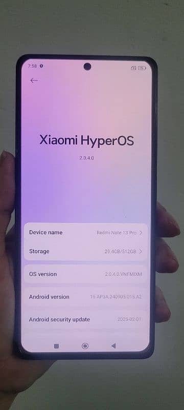 redmi note 13 pro (512) with complete box 0