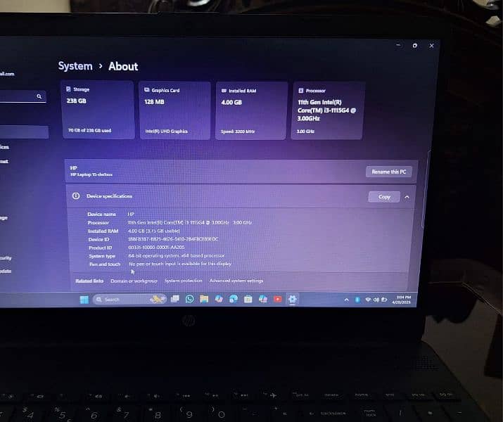 hp notebook 15s 4