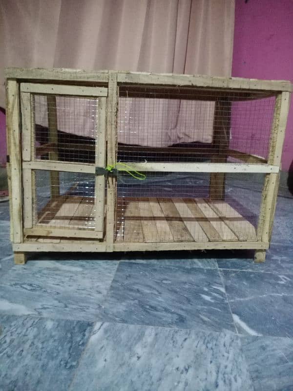 hen's and chick's cage 0