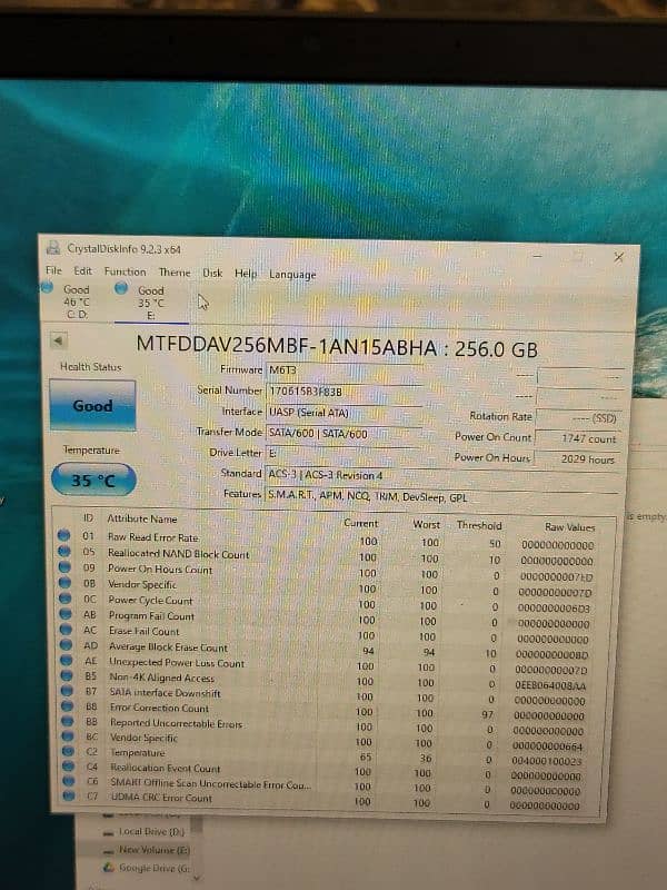 Samsung nvme 512gb & micron m2 256gb 3