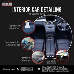Car detailed interior cleaning, Rubbing Polish & Ceramic Coating wax