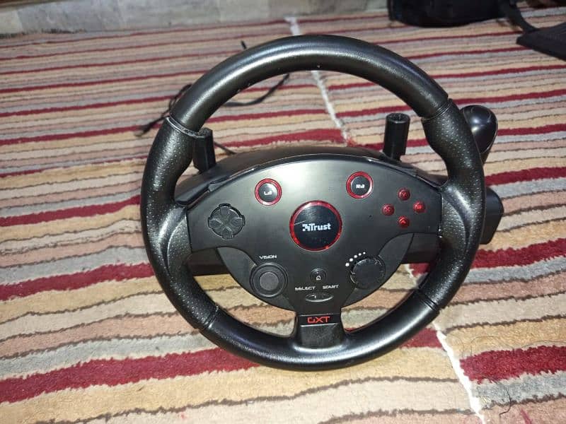 gxt288 racing wheel vibration effect and pedal and gear shifter includ 0