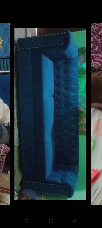 bed,side table,shocase,3 sofa set,dressing table,dressing chair. closet 6