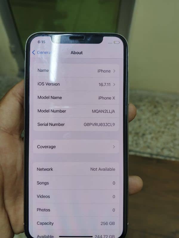 I phone x  good condition 4