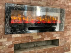 Fire place - Gas fire place- Tv launch fire place- Pvc wall panel