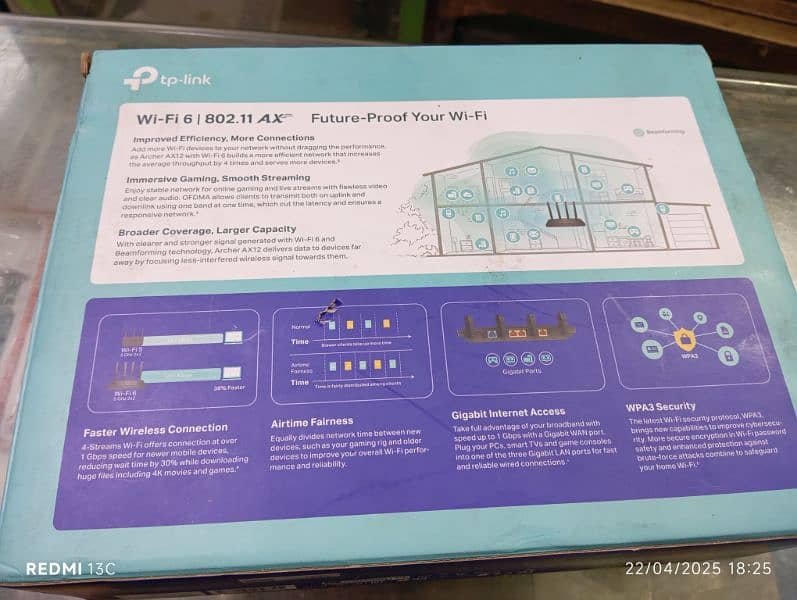 tplink ax1500 next gen WiFi 6 router brand new 1