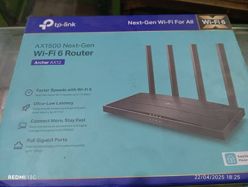 tplink ax1500 next gen WiFi 6 router brand new 2