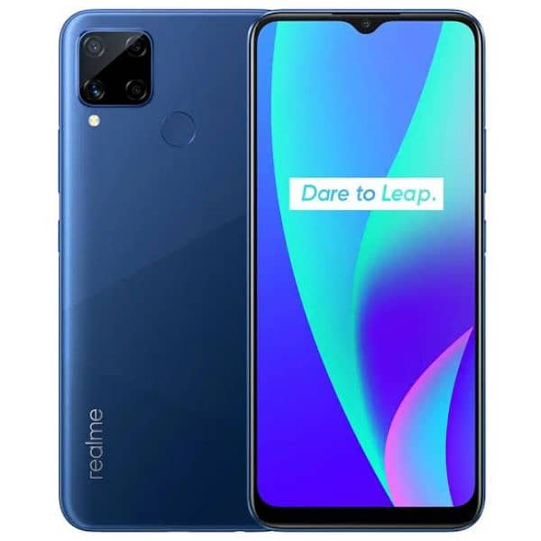 Realme C 12 3 gb ram 32 gb memory 6000mah battery  with box 0