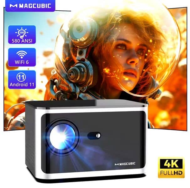 Hd projector 4k multimedia projector | Mini Projector screen 4K 5