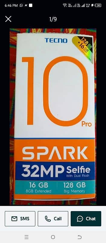 Tecno Spark 10 pro 8 gb ram and 128 gb storage with box pta approved 2