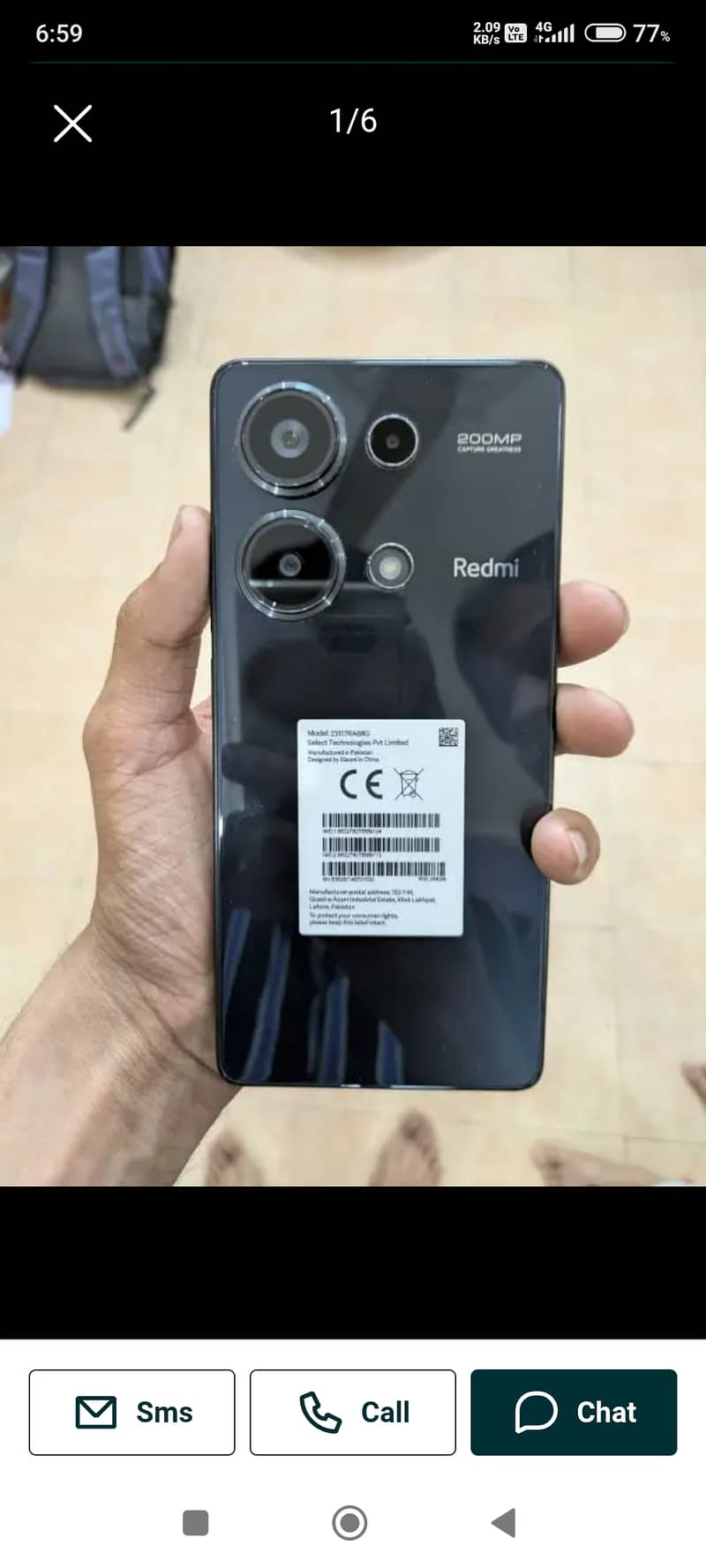 Redmi note 13 pro 8 /256 phone in warranty no issue box charger 0