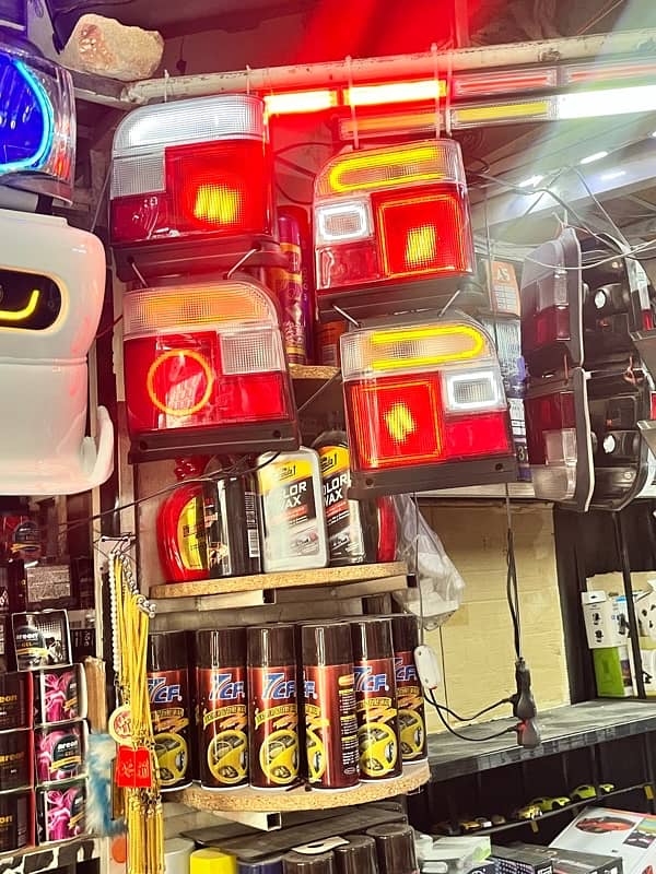 mehran back lights led __ front gril decoration ___ 0