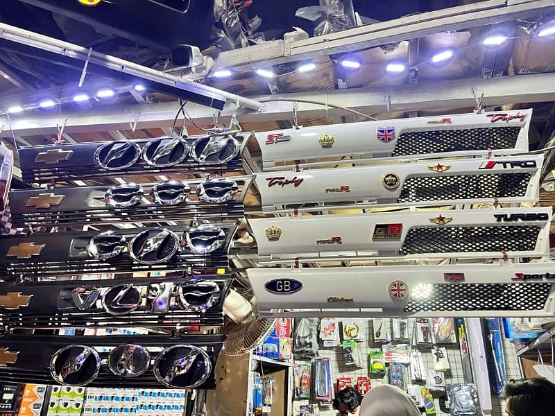 mehran back lights led __ front gril decoration ___ 1