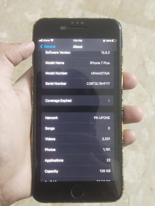 I phone 7 plus pta approved 2