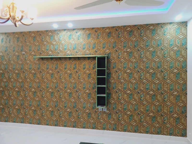 wallpaper wpc wall panelling Gypsum false ceiling available in isb 0