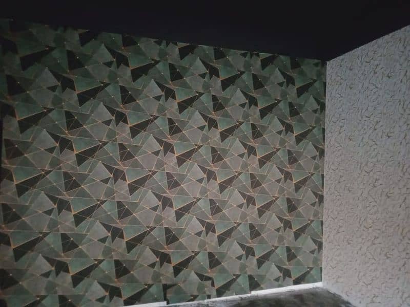 wallpaper wpc wall panelling Gypsum false ceiling available in isb 4