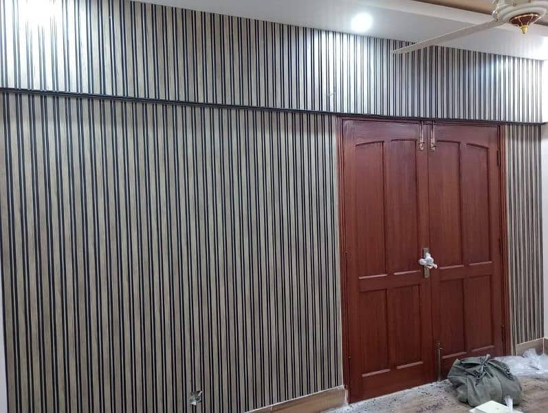 wallpaper wpc wall panelling Gypsum false ceiling available in isb 6