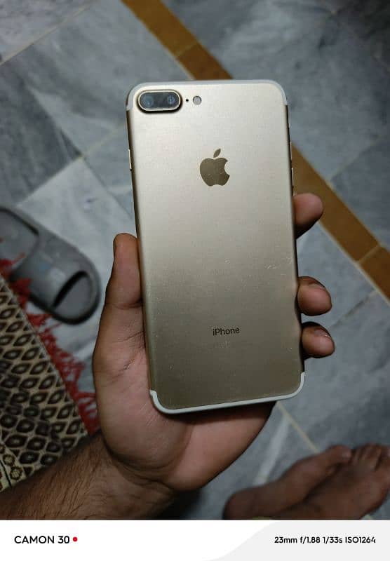 IPHONE 7PLUS 128GB PTA OFFICIAL LUSH CONDITION ONLY SALE 0