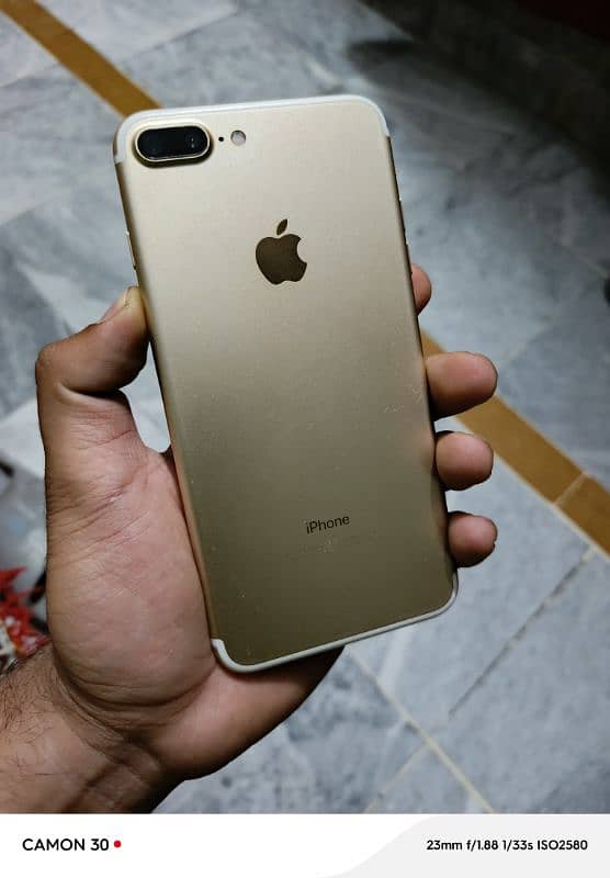 IPHONE 7PLUS 128GB PTA OFFICIAL LUSH CONDITION ONLY SALE 3