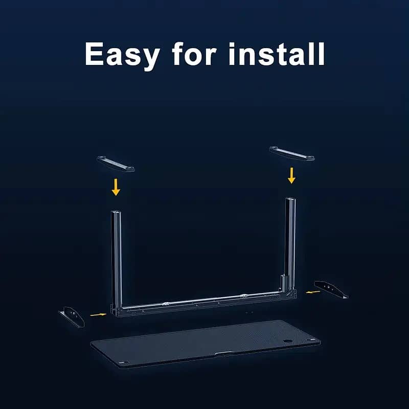 Height adjustable table single motor standing desk carbon fiber textu 5
