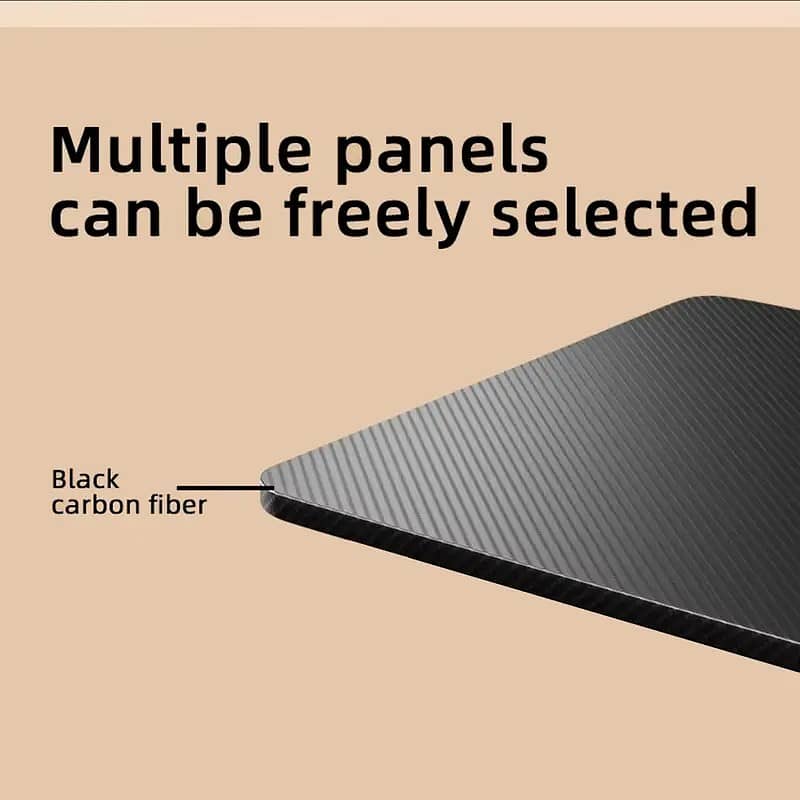Height adjustable table single motor standing desk carbon fiber textu 6