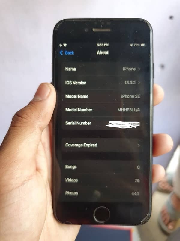 iPhone se 2020 64GB jv lla model 6