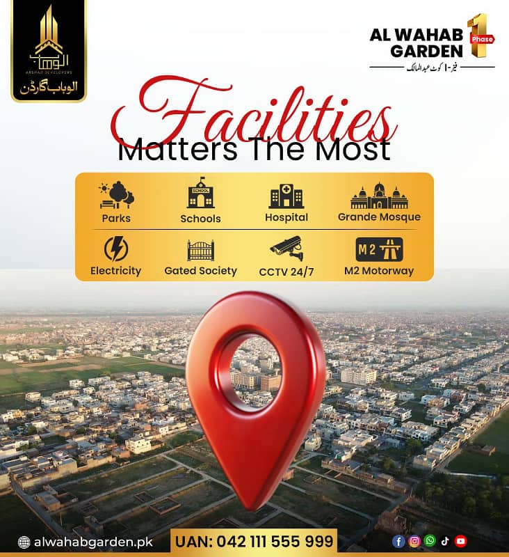 AL Wahab Garden Phase 1 Plot For Sale 2 Years And 4 Year'S Instalment Payment Plan 1