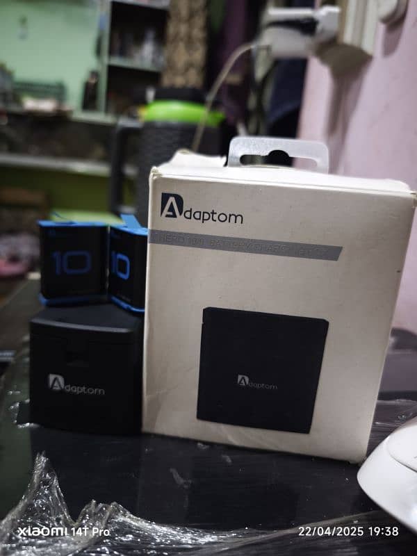 Adaptom GoPro Hero 9 , 10 , 11 New Betteries 1