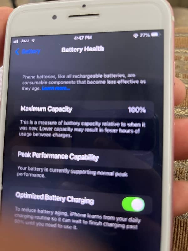 iphone7plus offical pta approved 256gb 100%battery 3