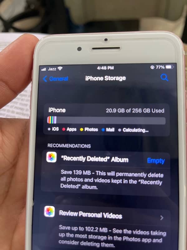 iphone7plus offical pta approved 256gb 100%battery 4