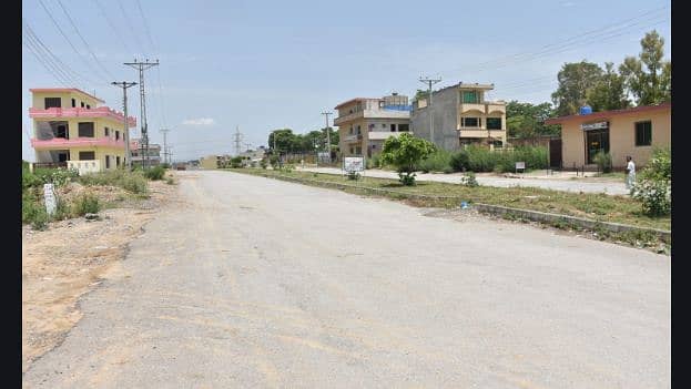 Corner Category Plot with Extra Land 08 Marla on Main Road | I-14/3 1