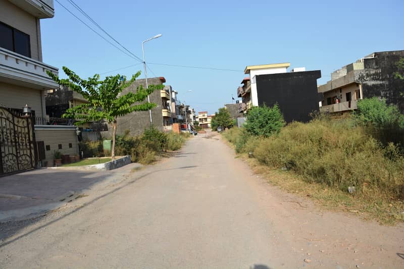 Corner Category Plot with Extra Land 08 Marla on Main Road | I-14/3 2