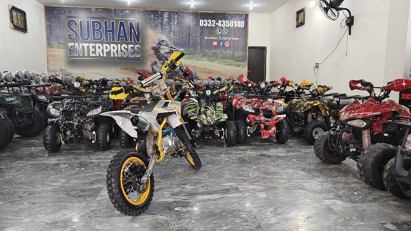 Latest 124cc Sports Mini Dirt Bikes & Atv Quad Delivery In All Pak 6