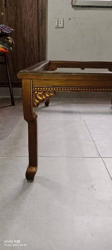 original Taali wood table frame 0