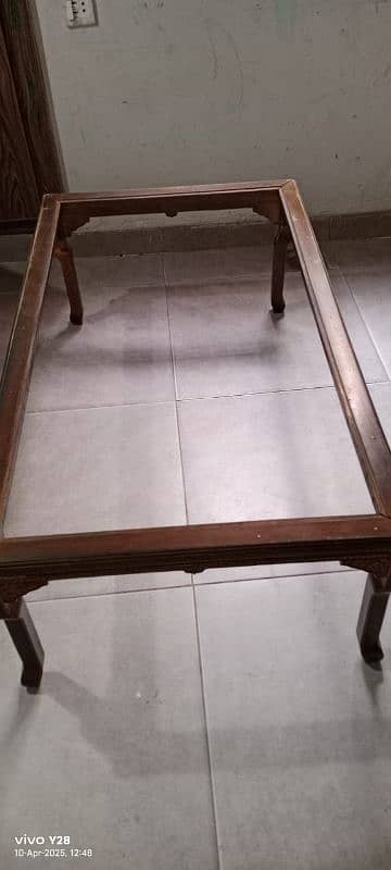 original Taali wood table frame 2