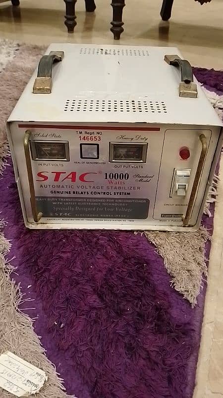 STAC voltage stabilizer 10000 watts 0