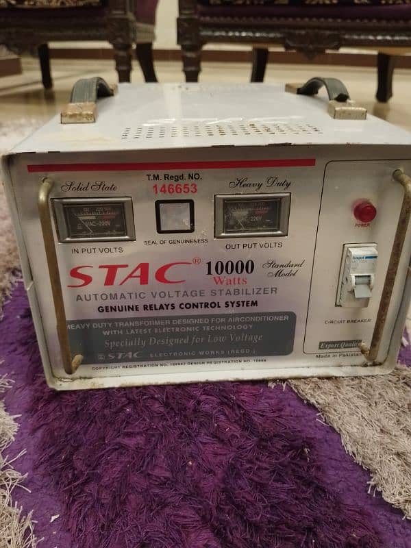 STAC voltage stabilizer 10000 watts 6