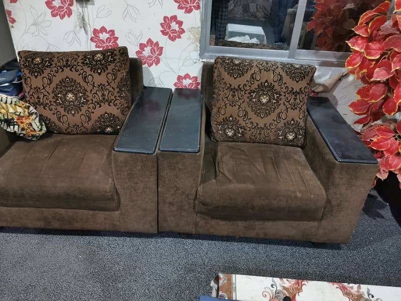 SOFA 7 Seater Brown color. . For Sell 0