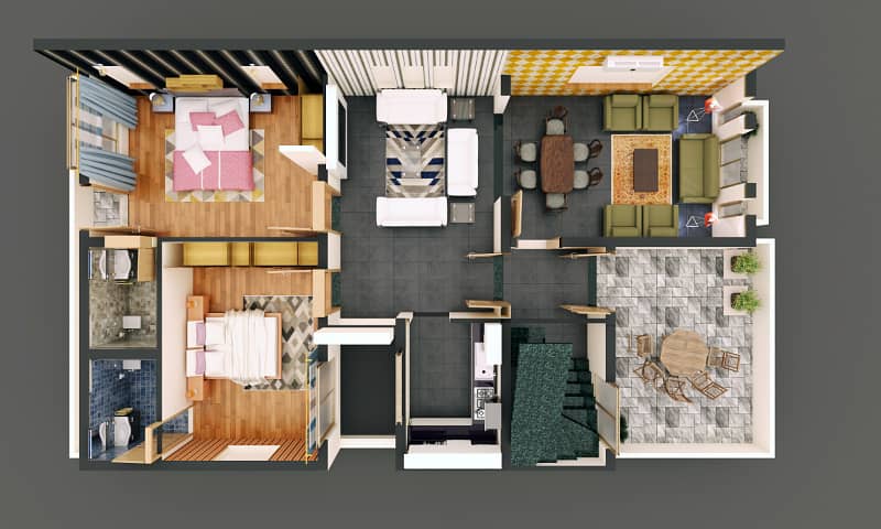 8 marla villa for sale on 2 year installments in Faisal margalla city Islamabad 1