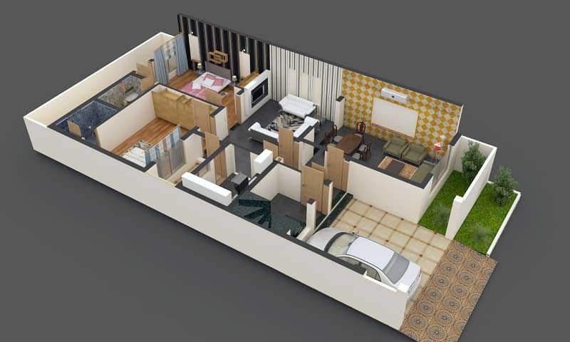 8 marla villa for sale on 2 year installments in Faisal margalla city Islamabad 3