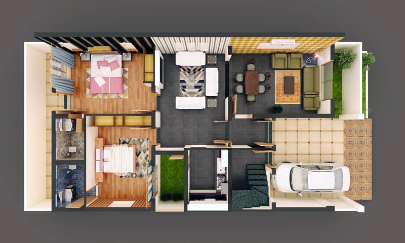 8 marla villa for sale on 2 year installments in Faisal margalla city Islamabad 4