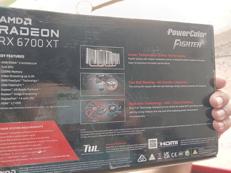 PowerColor Fighter Radeon Rx 6700 xt 12GB ddr6 1